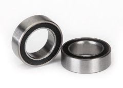 Ball bearings, black rubber sealed (5x8x2.5mm) (2), TRX5114A