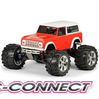 1973 Ford Bronco Clear Body for 12" Crawlers (PRO331360)