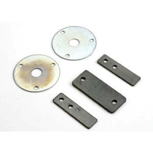 Diff gear side plates/ ball joint plate, TRX1234