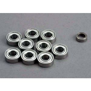 Ball bearing set: 5x11x4mm (9)/ 5x8x2.5mm (1), TRX1259