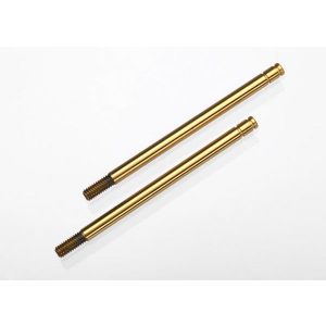 Shock shafts, hardened steel, titanium nitride coated (long), TRX1664T