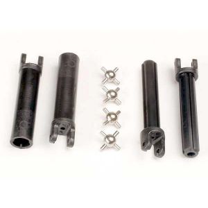 Half shafts, long truck (external-splined (2) & internal-spl, TRX1951