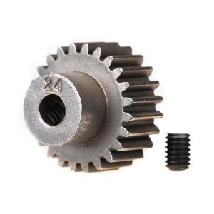 Gear, 24-T pinion (48-pitch) / set screw, TRX2424