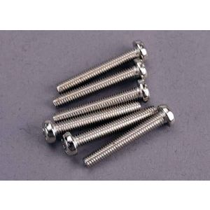 Screws, 3x20mm roundhead machine (6), TRX2566