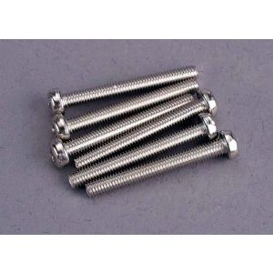 Screws, 3x25mm roundhead machine (6), TRX2569