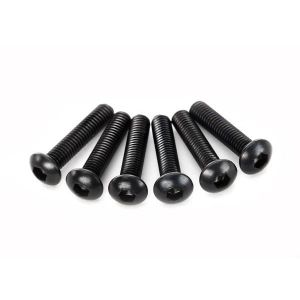 Screws, 3x14mm button-head machine (hex drive) (6), TRX2593
