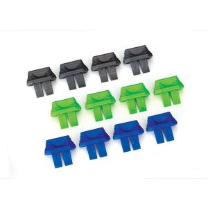 Battery charge indicators (green (4), blue (4), grey (4)), TRX2943