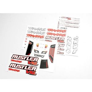 Decal sheets, Rustler VXL, TRX3713R