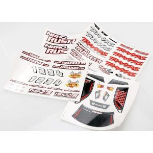 Decal sheets, Nitro Rustler, TRX4413X