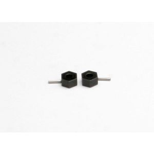 Hex wheel hubs (tall offset, 14x7.5mm) (2)/ axle pins (2.5x1, TRX4959