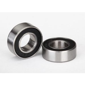 Ball bearings, black rubber sealed (7x14x5mm) (2), TRX5103A