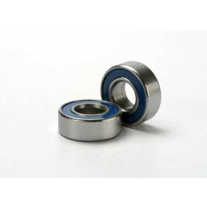 Ball bearings, blue rubber sealed (5x11x4mm) (2), TRX5116