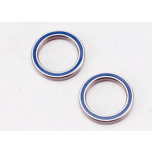 Ball bearings, blue rubber sealed (20x27x4mm) (2), TRX5182
