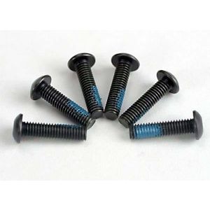 Screws, 3x12mm button-head machine (6) (starter attachment s, TRX5282
