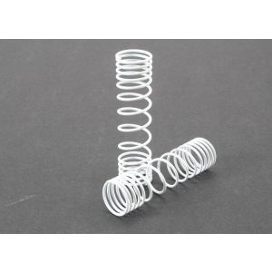 Springs, rear (white) (progressive rate) (2), TRX5858