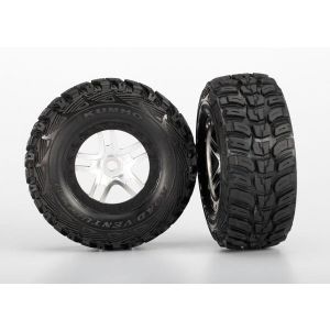 Tires & wheels, assembled, glued (S1 ultra-solft off-road ra, TRX5976R