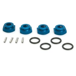 Aluminium Wheel-Adapter blue (4pcs) - S10 Blast, 124600