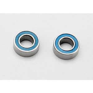 Ball bearings, blue rubber sealed (4x8x3mm) (2), TRX7019