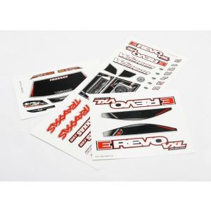 Decal sheets, 1/16 E-Revo VXL, TRX7113