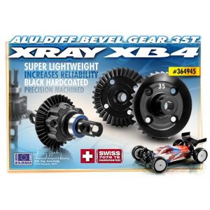 ALU DIFF. BEVEL GEAR 35T - 7075 T6 HARD COATED, X364945