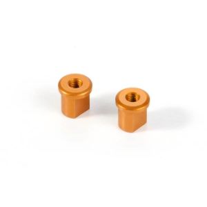 ALU ECCENTRIC BUSHING 0.0MM - ORANGE (2), X372316-O