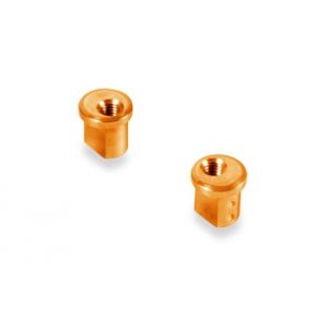 ALU ECCENTRIC BUSHING 1.0MM - ORANGE (2), X372318-O