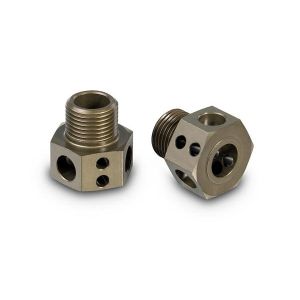 ALU WHEEL AXLE OFFSET "+5MM" - LIGHTWEIGHT - BLACK COATED (2)