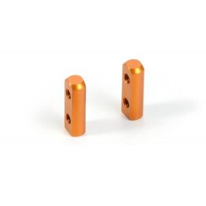 X10 ALU SERVO MOUNT - ORANGE (2), X376255-O