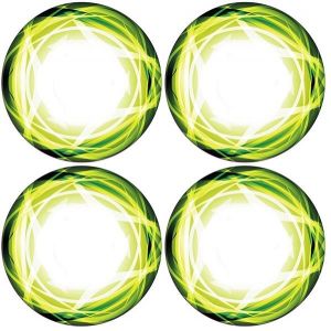 Xray XT8 Wheel Stickers Die-Cut Green, X397353