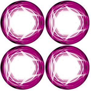 Xray XT8 Wheel Stickers Die-Cut Pink, X397354