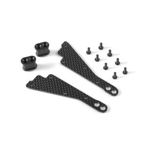 GRAPHITE CHASSIS SIDE GUARD BRACE - STIFF (2), #X321267