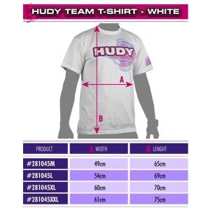 Hudy T-Shirt - White (Xxl), H281045XXL