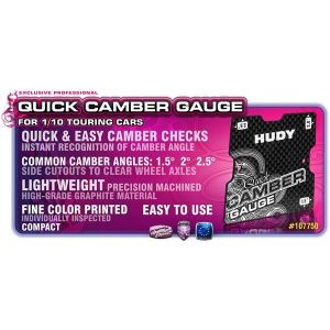 HUDY GRAPHITE QUICK CAMBER GAUGE 1.5deg, H107750