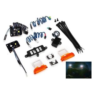 LED light set (contains headlights, tail lights, side marker lights, and distri