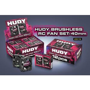 HUDY BRUSHLESS RC FAN 40MM - SET OF 12PCS, H293111XL