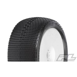 Hole Shot VTR 4.0" S3 1:8 Truck MTD White Wheels F/R (PRO9033233)