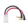LRP LiPo Hardcase adapter wire - 4mm male plug to Tamiya 90d, 65838