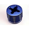 Cooling head, pro (mach. alum.) (blue-anodized), TRX4032
