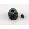 Gear, 18-T pinion (48-pitch) / set screw, TRX1918