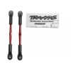 Turnbuckles, aluminum (red-anodized), toe links, 61mm (2)(as, TRX2336X