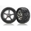 Tires & wheels, assembled (Tracer 2.2 chrome wheels, Anacond, TRX2478R