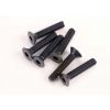 Screws, 3x15mm countersunk machine (6) (hex drive), TRX2553