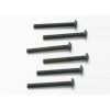 Screws, 3x25mm button-head machine (hex drive) (6), TRX2581