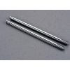 Shock shafts, steel, chrome finish (xx-long) (2), TRX2656