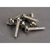 Screws, 3x12mm roundhead self-tapping (6), TRX2676