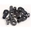 Rod ends, long (6)/ hollow ball connectors (6), TRX2742