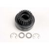 Clutch bell, (22-tooth)/ 5x8x0.5mm fiber washer (2)/ 5mm E-c, TRX4122