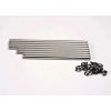 Suspension pin set, stainless steel (w/ E-clips), TRX4939X