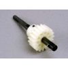Drive gear, single-speed (19-tooth)/ slipper shaft, TRX5192