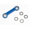 Drag link, machined 6061-T6 aluminum (blue-anodized)/ 5x8x2., TRX5542X